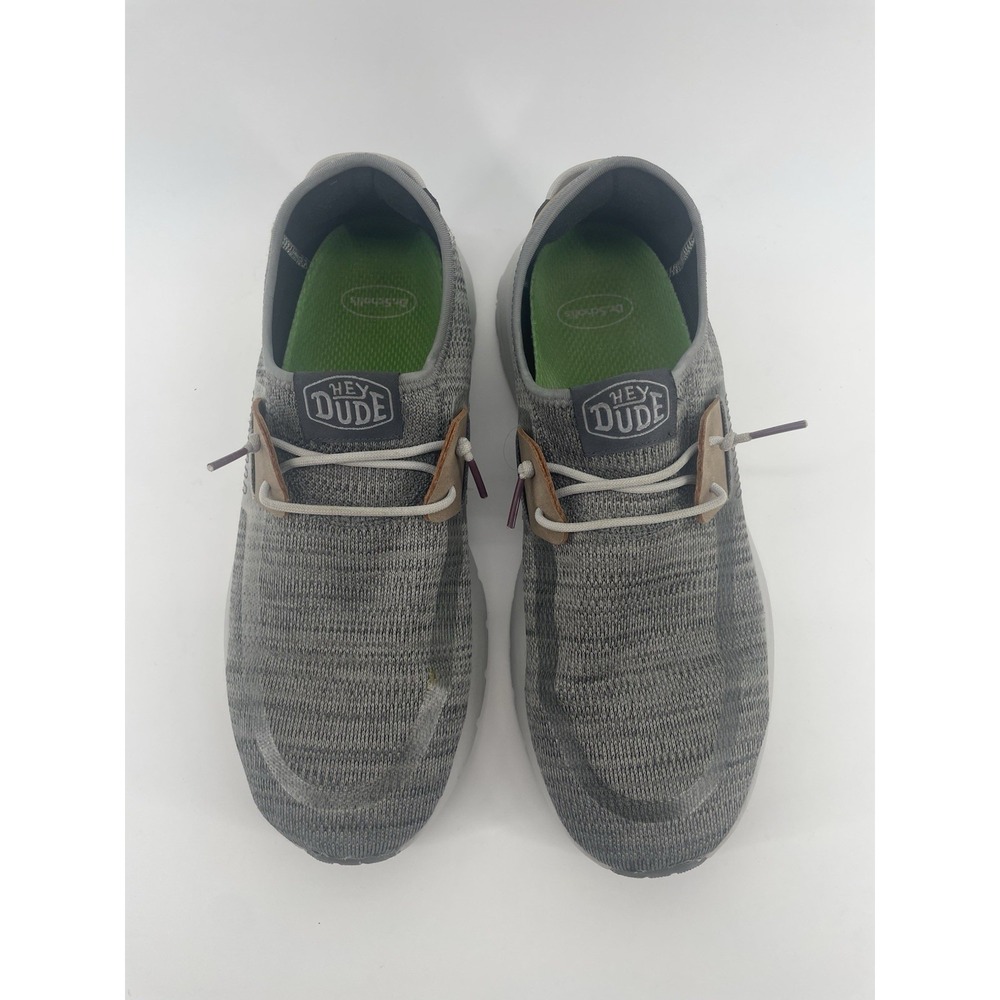 Hey Dude Sirocco Men's Shoes - Grey Mix Medium - Size 13 - Picture 3 of 8